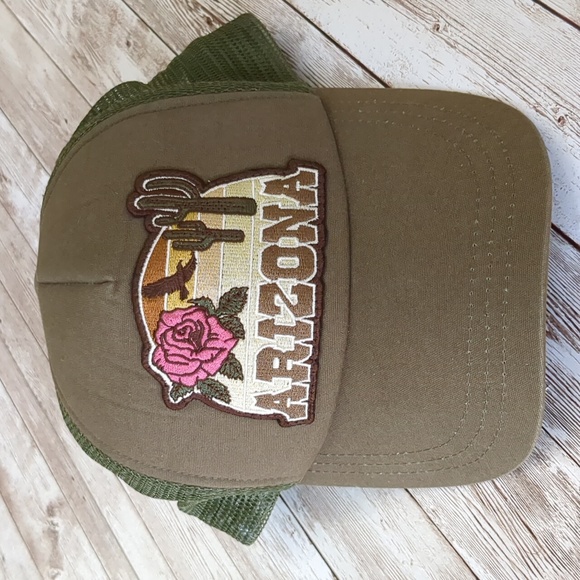 Spell Arizona Trucker Hat Khaki NWT OS - Picture 2 of 10
